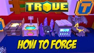 Scythes Trove Equipment Forging Tutorial  HOW TO GET EASY RADIANT GEAR UPDATE