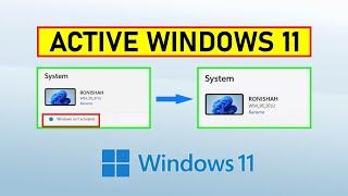 How to Activate Windows 11 for FreeWindows 11 Active Lifetime#windows11