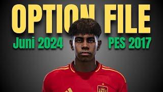 PES 2017 T99 V16.1 OPTION FILE TERBARU - JUNI 2024 TRANSFER