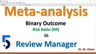 Meta analysis for Binary outcome based on Risk Ratio RR in Review Manager RevMan