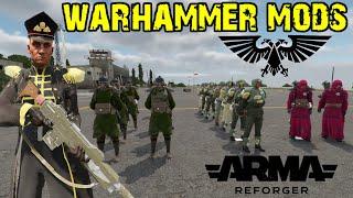 ARMA REFORGER  WARHAMMER MODS  KRIEG TECH PRIESTS WEAPONS & MORE