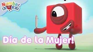 Especial Día de la Mujer  Aprende a contar 123  Dibujos para niños  Numberblocks en Español