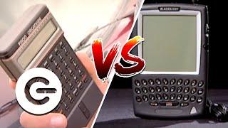 Blackberry VS Psion palmtop computer  The Gadget Show