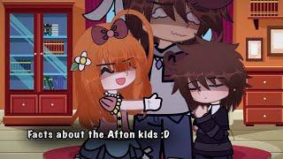 Facts about the Afton Kids MY AU New designs read DESC