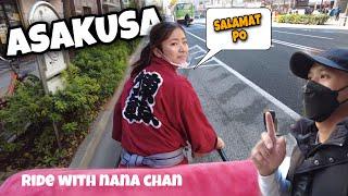 FAMOUS RICKSHAW IN ASAKUSA with NANA CHAN + FAMOUS Kaminari mon Gate  GANDANG EXPERIENCE TO