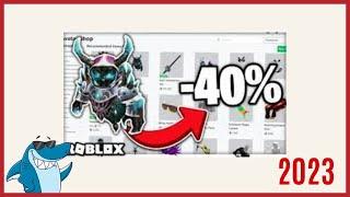 How To Do The 40% Method on Roblox 2023 CHEAP ROBLOX ITEMS