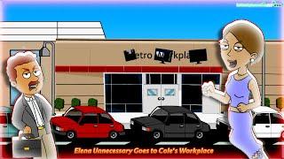 Elena Unnecessary Goes to Coles Workplace