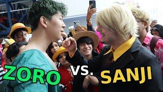 ZORO VS. SANJI  ANIME ROAST BATTLE ft. @Jefferyzang 