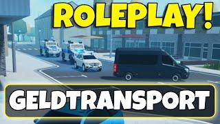 GELDTRANSPORT auf ÖFFENTLICHEM RP SERVER in NOTRUF HAMBURG als SEK Beamter  ROBLOX Deutsch