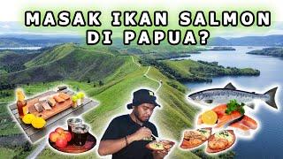 COOK SALMON ON TELETUBBIES HILL - PAPUA