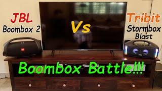 JBL Boombox 2 Vs Tribit StormBox Blast - Portable Boombox Sound Battle