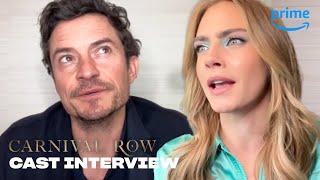 Cara Delevingne and Orlando Bloom Share Memories From Set  Carnival Row  Prime Video