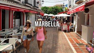 4K Marbella  Spain - Walking Tour 2023  Costa del Sol 2023