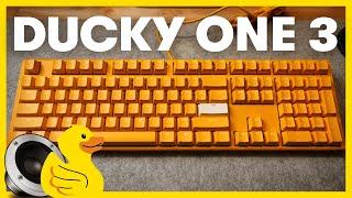 Ducky One 3 SOUND TEST & REVIEW  loud spacebars 