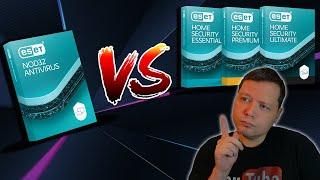 ️ ESET Home Security Review ESET NOD32 Antivirus to Ultimate with VPN ALL Versions Comparison