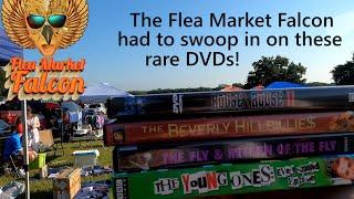 The Falcon hunts the Flea Markets for rare DVDs VHS and Blu-rays.