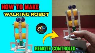 How to make walking Robot  simple Robot  by MR RG CREATION