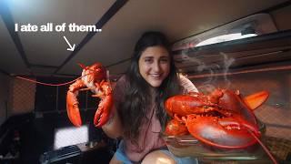 Nova Scotia Lobster Catch and Cook -  Truck Camping