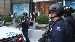 Police SWARM NYC Trump Tower after Shooting at Trump Rally in PA