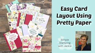 Stampin Up Best Dressed Cards That Are Gorgeous  A Card Layout Youll Use Lots