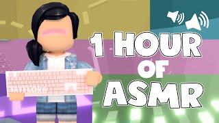 1 Hour Of ROBLOX Tower Of Hell but its KEYBOARD ASMR... *With relaxing music*