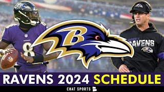 Baltimore Ravens 2024 NFL Schedule Opponents Instant Analysis & Prediction