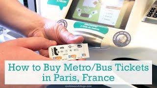 How to Buy Metro Tickets in Paris France