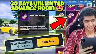 I GOT FREE 30 DAYS ADVANCE ROOM CARD IN BGMI  JOIN DAILY FREE FUNNY CUSTOMS