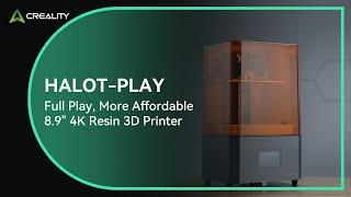 HALOT-PLAY  8.9-inch 4K High Cost-Effective New Resin 3D Printer