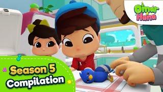 Compilation Season 5 NEW  Islamic Series & Songs For Kids  Omar & Hana English