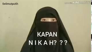 Jawaban jomblo ketika ditanya KAPAN NIKAH?