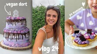 Peču vegan dort  vlog #242024  MaruškaVEG
