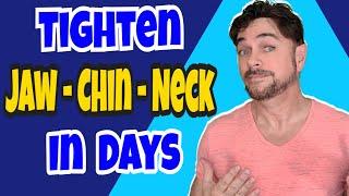 EASY Face Yoga Tutorial For Lifting The NECK JAW & CHIN  Chris Gibson