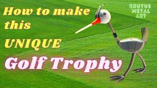 Can you make this unique Golf Trophy by yourself ? Watch the video