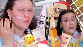 TESTING NEW DRUGSTORE MAKEUP-MILANI FLOWER BEAUTY WET N WILD & MORE