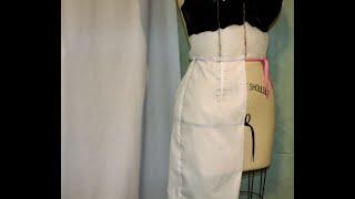 DRAPING TUTORIAL 5 A Basic Skirt Sloper