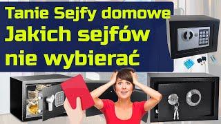 Tanie sejfy domowe – jakich sejfów nie wybierać