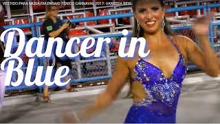  DANCER IN BLUE - Samba Dancer Vanessa #Shorts