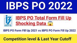 IBPS PO Total Form Fill Up Shocking  Data 2022IBPS PO Total Competition Level & Cutoff#ibpspo