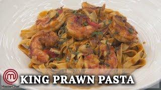 How To Make  Marcus Wareings Tagliatelle Pasta With Prawns and Prawn Sauce  MasterChef UK