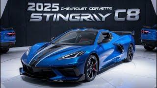 NEW 2025 Chevrolet Corvette Stingray C8 First Look - Officially Revealed  Whats New in 2025?