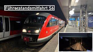 Führerstandsmitfahrt S6 S-Bahn Nürnberg  Nürnberg Hbf - Neustadt Aisch