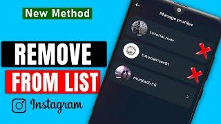 How to Remove an Instagram Account from Your Account List 2024