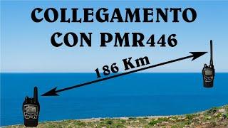 Collegamento a 186 Km con PMR446. Midland XT70 e G9 PRO - Progetto PMR - Gruppo Marconi DX - ITA