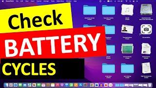 How to Check Battery Cycles on MacBook Air M1 or M2 