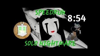 854 SPEEDRUN Solo Nightmare 2 REVAMPED Book 1 Control Chapter 2 Full Gameplay - The Mimic