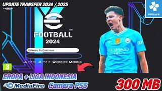 RINGAN BGT BROO  E Football Pes 20242025 EROPA + BRI LIGA 1 New Kits Real Face HD Android Offline