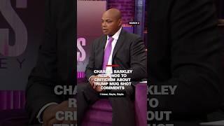 Charles Barkley responds to criticism about Trump mug shot comments