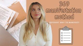 369 Manifestation Method  Quickest Way To Manifest Anything - The Nikola Tesla Method