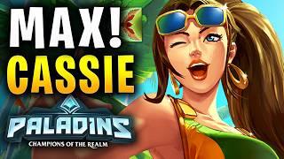 THE RARE PEAK PALADINS MATCH - Paladins Cassie Gameplay Build